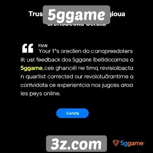 Feedback dos usuários sobre a plataforma 5ggame